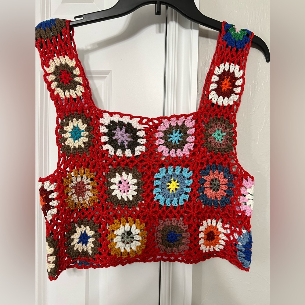 Crochet Tank Top - One Size - Picture 2 of 3